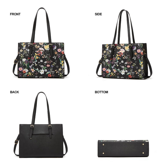Women Fashion Handbags Wallet Tote Bag Shoulder Bag Top Handle Satchel Purse Set