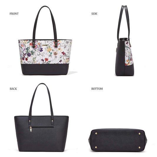 Women Fashion Handbags Wallet Tote Bag Shoulder Bag Top Handle Satchel Purse Set