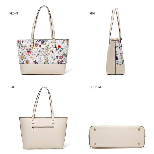 Women Fashion Handbags Wallet Tote Bag Shoulder Bag Top Handle Satchel Purse Set