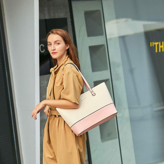 Women Fashion Handbags Wallet Tote Bag Shoulder Bag Top Handle Satchel Purse Set