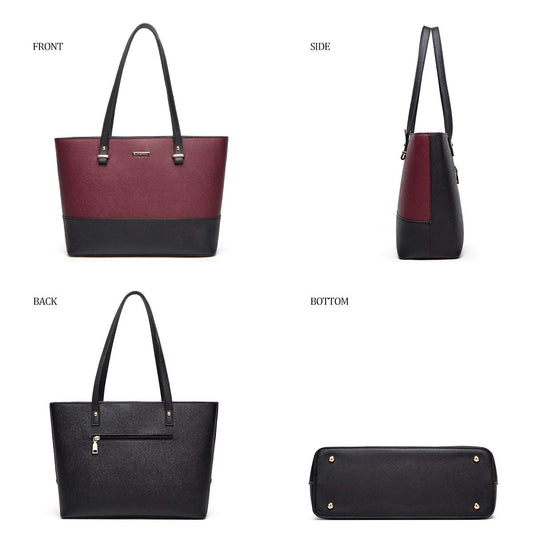 Women Fashion Handbags Wallet Tote Bag Shoulder Bag Top Handle Satchel Purse Set