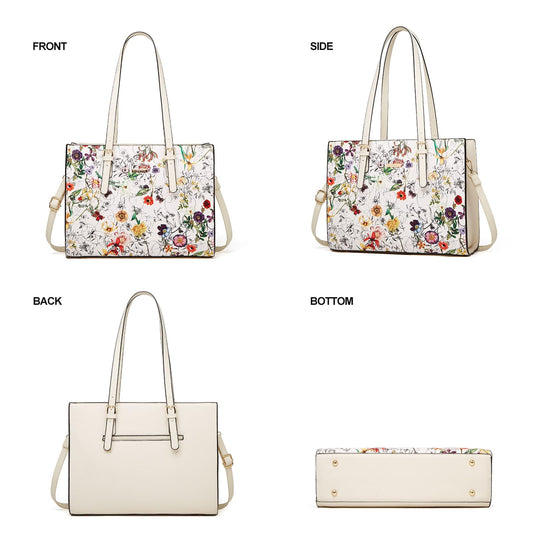 Women Fashion Handbags Wallet Tote Bag Shoulder Bag Top Handle Satchel Purse Set