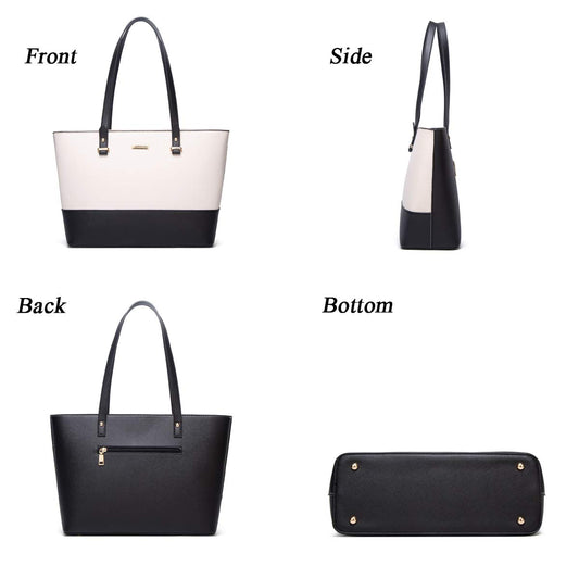 Women Fashion Handbags Wallet Tote Bag Shoulder Bag Top Handle Satchel Purse Set