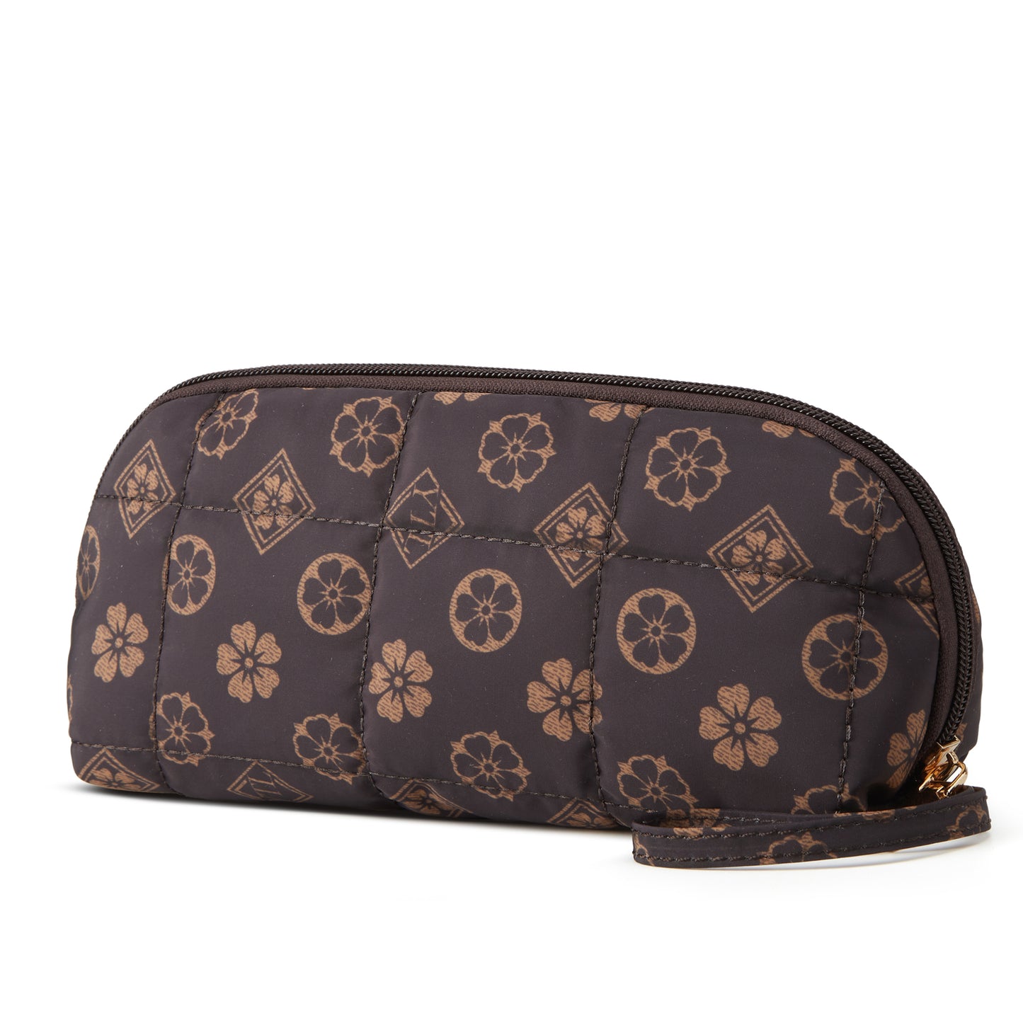 YTL Travel Makeup Bag, Puffer Cosmetic Organizer Bags, Women Toiletry Case Wide-open Make Up Bags, Flat Open Portable Organizer Cases for Skincare, Brushes & Travel Essentials