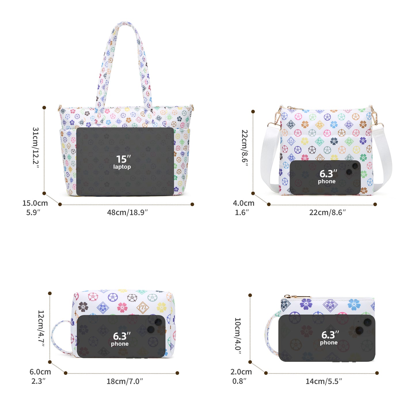 Tote Bag for Women, Lightweight Puffy Totes Bags with Compartments Shoulder Satchel Handbag for Travel, Work, Gym