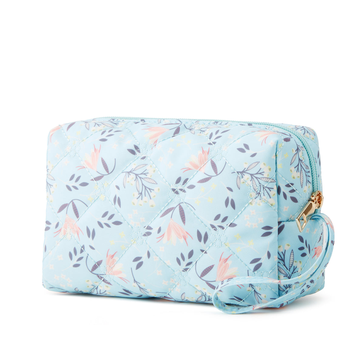 YTL Travel Makeup Bag, Puffer Cosmetic Organizer Bags, Women Toiletry Case Wide-open Make Up Bags, Flat Open Portable Organizer Cases for Skincare, Brushes & Travel Essentials
