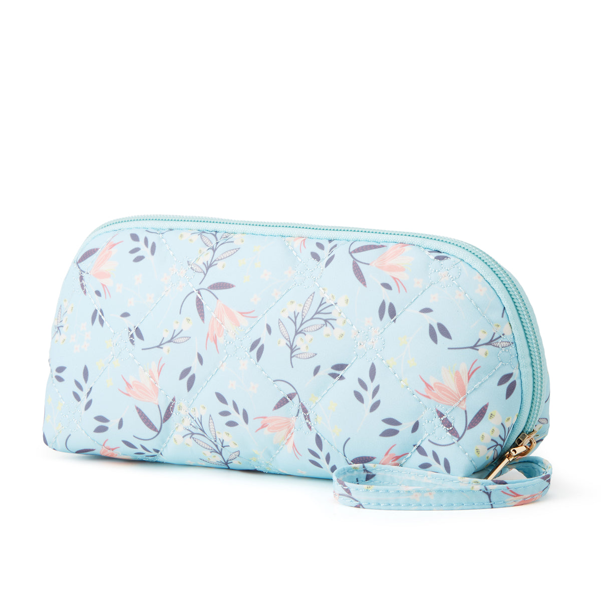 YTL Travel Makeup Bag, Puffer Cosmetic Organizer Bags, Women Toiletry Case Wide-open Make Up Bags, Flat Open Portable Organizer Cases for Skincare, Brushes & Travel Essentials