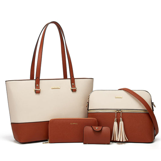 Women Fashion Handbags Wallet Tote Bag Shoulder Bag Top Handle Satchel Purse Set
