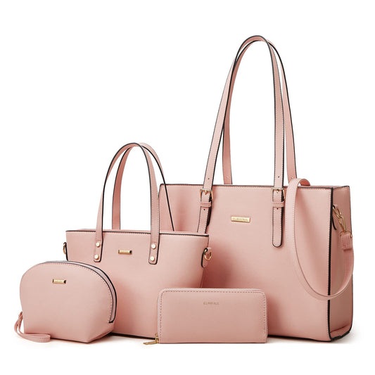 Women Fashion Handbags Wallet Tote Bag Shoulder Bag Top Handle Satchel Purse Set