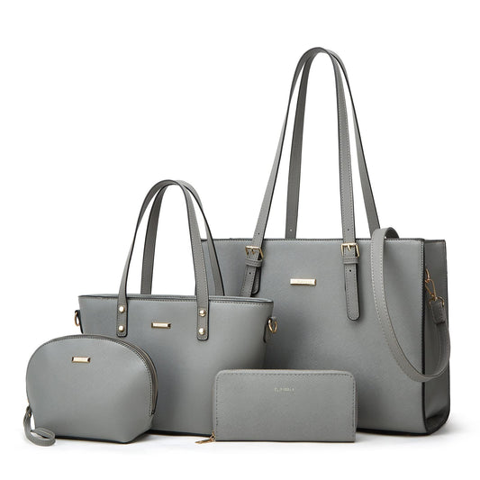 Women Fashion Handbags Wallet Tote Bag Shoulder Bag Top Handle Satchel Purse Set