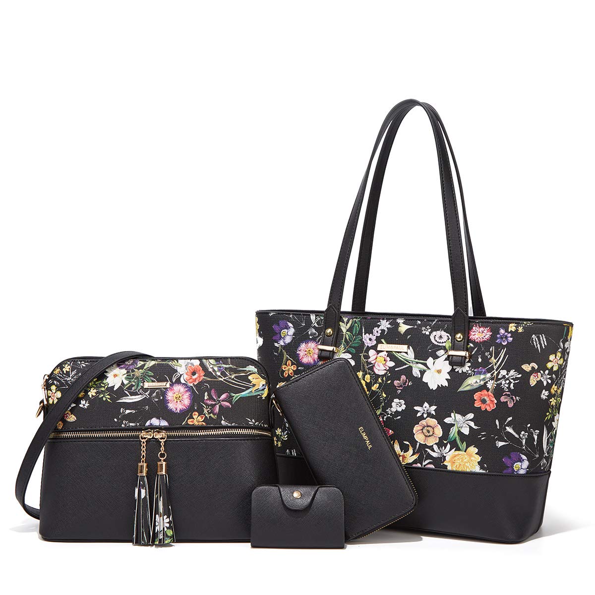 Women Fashion Handbags Wallet Tote Bag Shoulder Bag Top Handle Satchel Purse Set