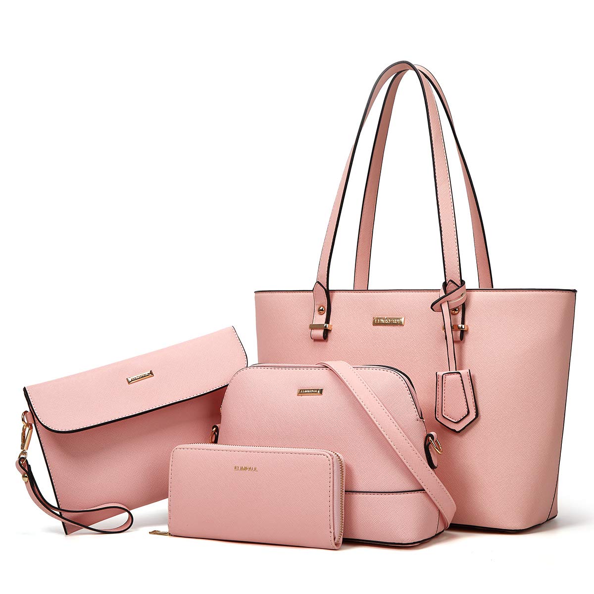Women Fashion Handbags Wallet Tote Bag Shoulder Bag Top Handle Satchel Purse Set