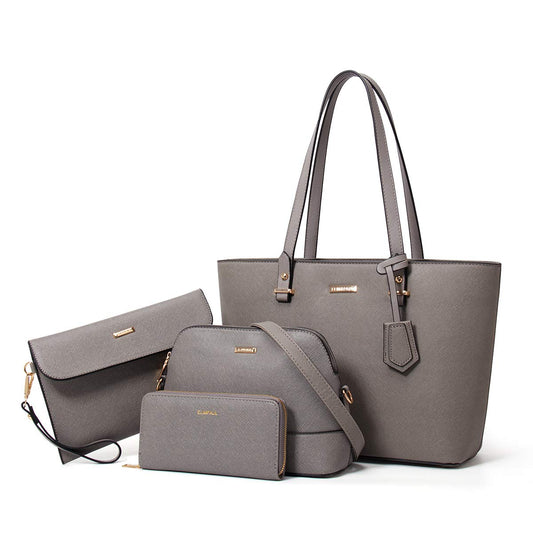 Women Fashion Handbags Wallet Tote Bag Shoulder Bag Top Handle Satchel Purse Set