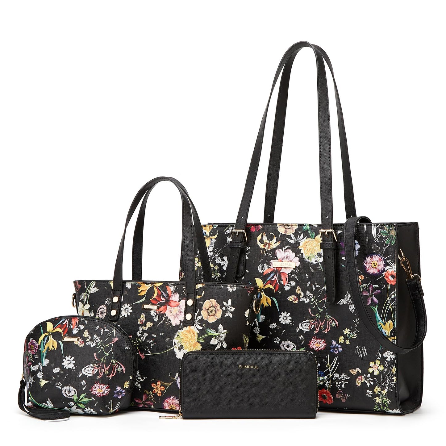 Women Fashion Handbags Wallet Tote Bag Shoulder Bag Top Handle Satchel Purse Set