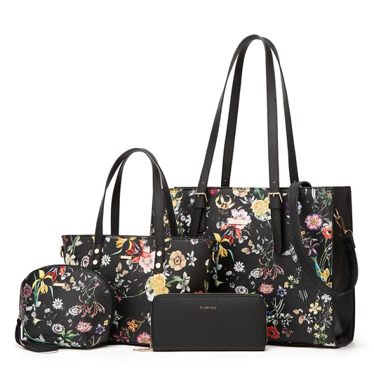 Women Fashion Handbags Wallet Tote Bag Shoulder Bag Top Handle Satchel Purse Set