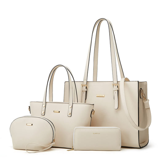 Women Fashion Handbags Wallet Tote Bag Shoulder Bag Top Handle Satchel Purse Set