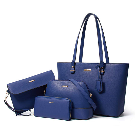 Women Fashion Handbags Wallet Tote Bag Shoulder Bag Top Handle Satchel Purse Set