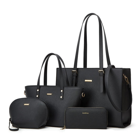 Women Fashion Handbags Wallet Tote Bag Shoulder Bag Top Handle Satchel Purse Set