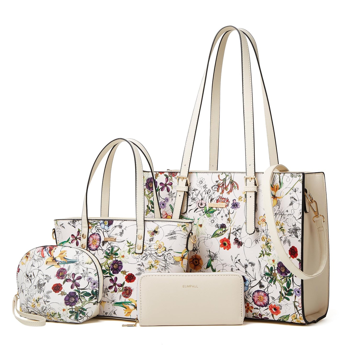 Women Fashion Handbags Wallet Tote Bag Shoulder Bag Top Handle Satchel Purse Set