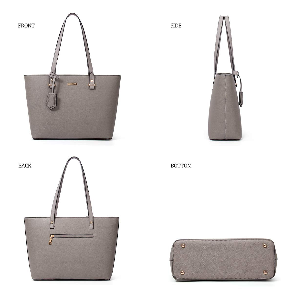Women Fashion Handbags Wallet Tote Bag Shoulder Bag Top Handle Satchel Purse Set