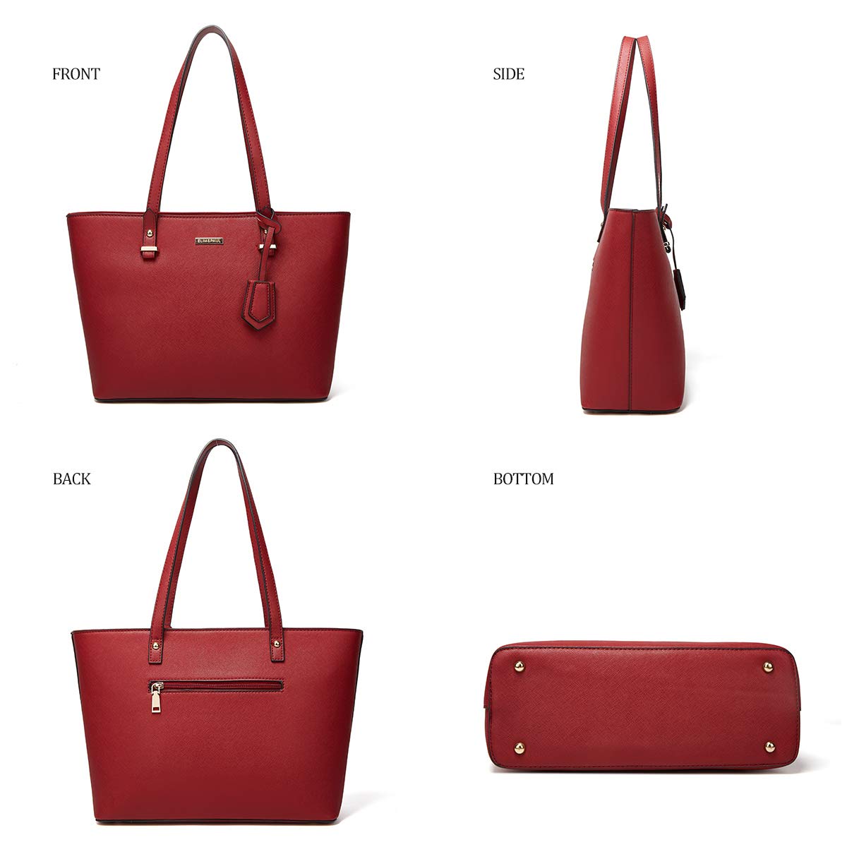 Women Fashion Handbags Wallet Tote Bag Shoulder Bag Top Handle Satchel Purse Set