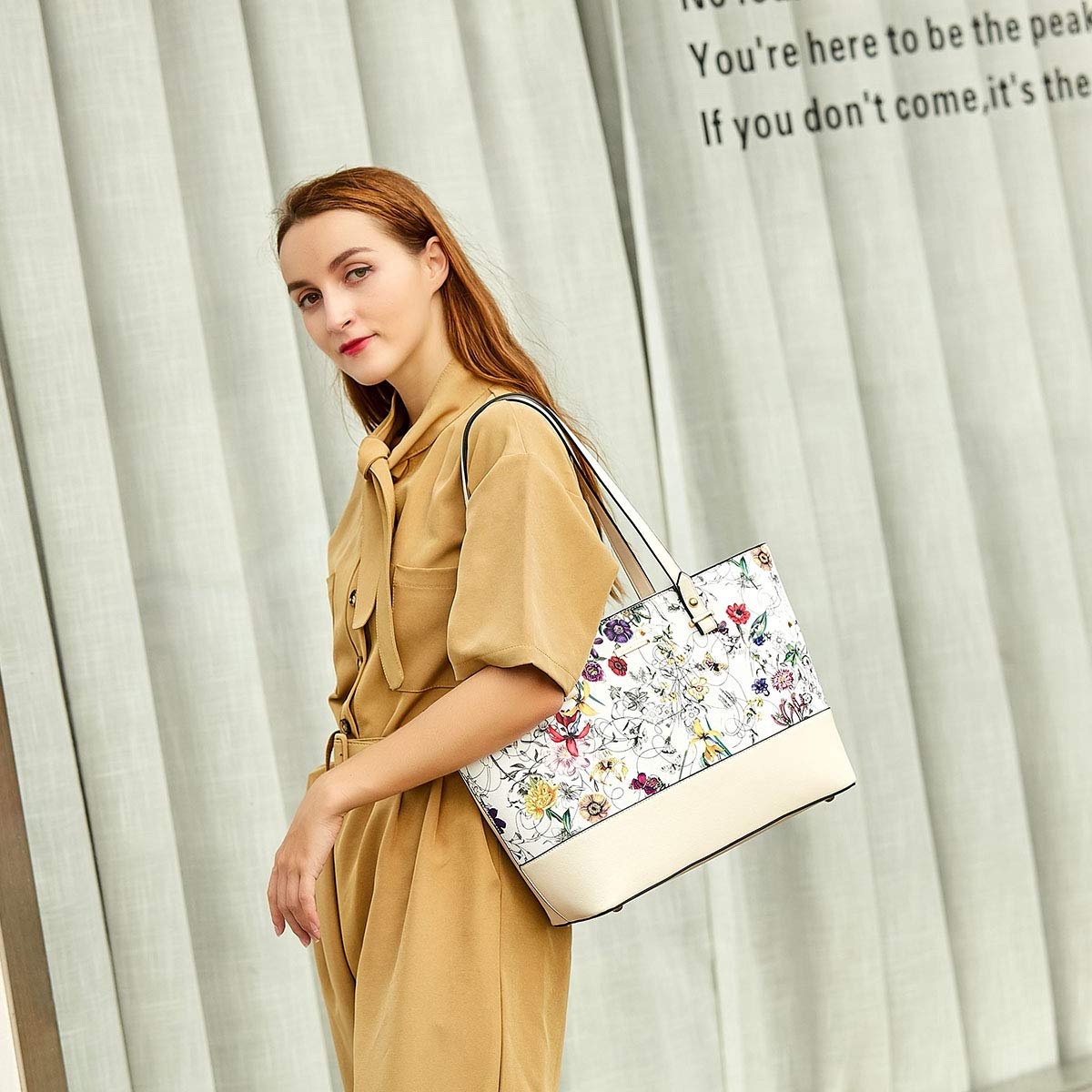 Women Fashion Handbags Wallet Tote Bag Shoulder Bag Top Handle Satchel Purse Set