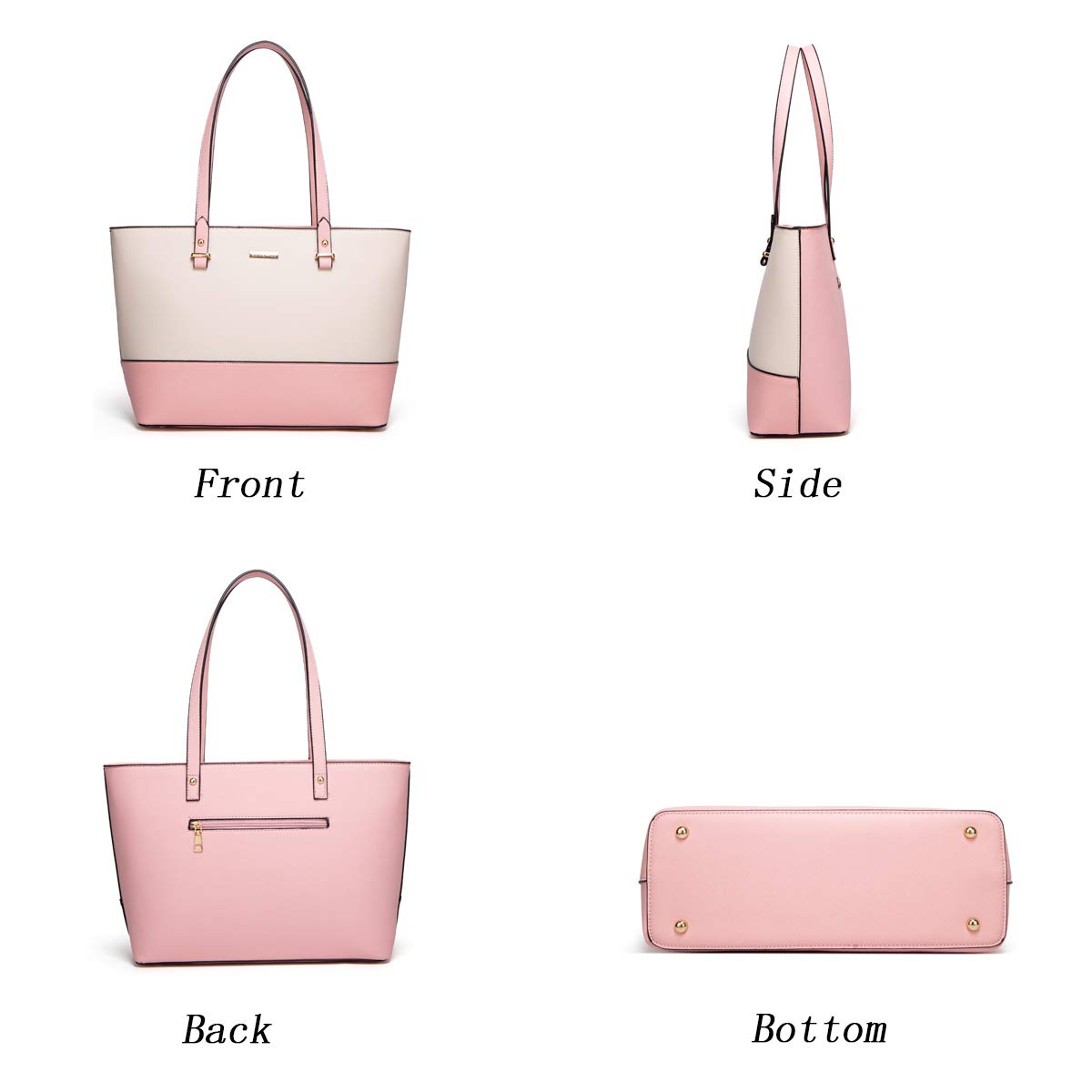Women Fashion Handbags Wallet Tote Bag Shoulder Bag Top Handle Satchel Purse Set
